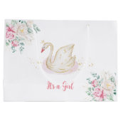 Princess Swan Baby shower Groot Cadeauzakje (Achterkant)