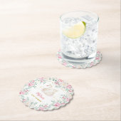 Princess Swan Baby shower Kartonnen Onderzetters (Insitu)