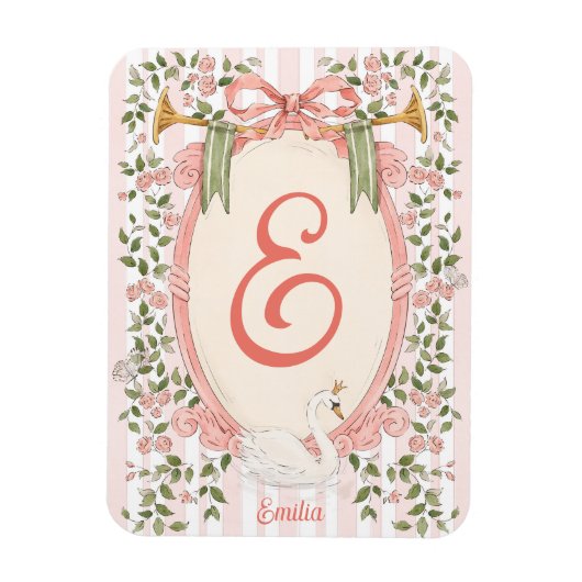 Princess Swan - flexibele fotomagneet Magneet (Verticaal)