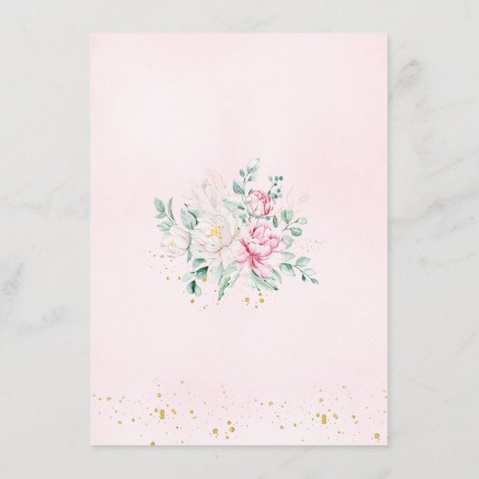 Princess Swan Luier Raffle Behuizing Kaart (Achterkant)