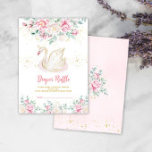 Princess Swan Luier Raffle Behuizing Kaart