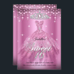 Princess Sweet 16 Birthday Pink Dress Tiara Kaart<br><div class="desc">Sweet 16 prinses 16th Birthday Pink Dress diamond Tiara. Prinses Birthday Party. Sparkle Glitter Tiara. Partij voor een meisje. Fabuleus product voor tieners meisjes. Uitnodigingsformule. Pas aan om details te veranderen of toe te voegen. Pas je aan met je eigen gegevens. Alle Design zijn auteursrecht! Inhoud en Design © 2000-2021...</div>