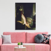 Princess Tarakanova, 1864 Canvas Afdruk (Insitu (Woonkamer))