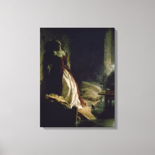 Princess Tarakanova, 1864 Canvas Afdruk