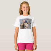 PRINCESS TATUS CAT Elegant Pet, Rozen vrij en vrij T-shirt (Voorkant volledig)