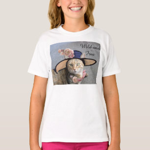 PRINCESS TATUS CAT Elegant Pet, Rozen vrij en vrij T-shirt