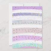 Princess Tea Party Birthday Invitation Kaart (Achterkant)