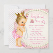 Princess Tea Party Kaart (Achterkant)