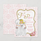  Princess Tea Party Kaart (Voorkant / Achterkant)