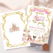 Princess Tea Party uitnodiging
