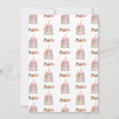 Princess Tea Party Uitnodiging voor verjaardag (Achterkant)