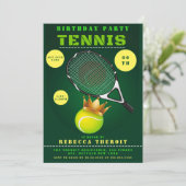 Princess Tennis Birthday Party (Staand voorkant)