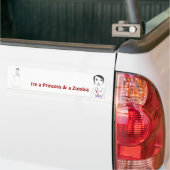 Princess the Zombie de tweede Bumpersticker (Op Truck)
