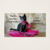 Princess Tiana's Random Acts of Kindness Kaarten Visitekaartjes (Voorkant)