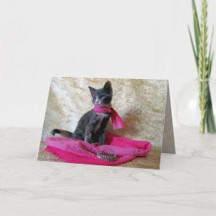 Princess Tiana's verjaardag - Cat / Kitten Kaart