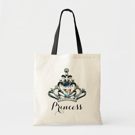 Princess Tiara Bag Tote Bag (Voorkant)