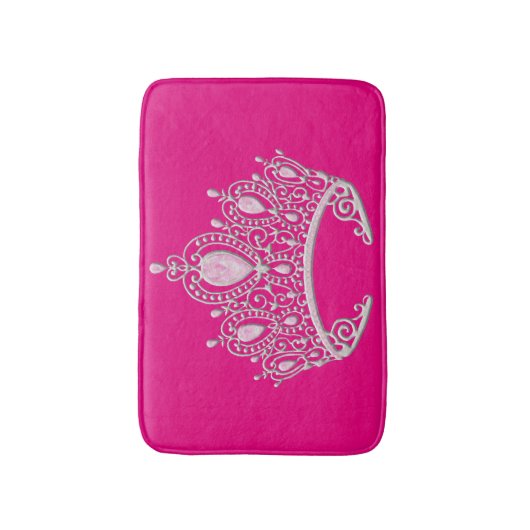 Princess Tiara Bath Mat (Voorkant Verticaal)