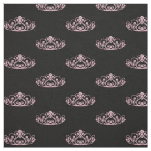 Princess Tiara Crown - Roze Stof