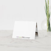 Princess Tiara Dankkaart (aqua) Bedankkaart (Achterkant)