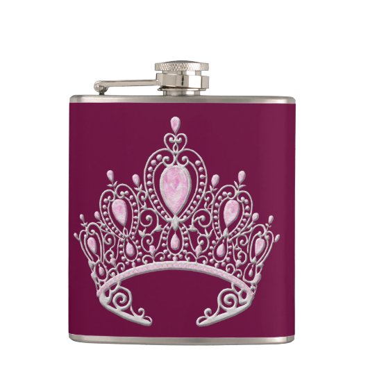Princess Tiara Flask Heupfles (Voorkant)