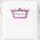 "Princess" Tiara Label Stickers (Tas)