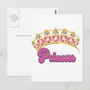 Princess Tiara logo Briefkaart