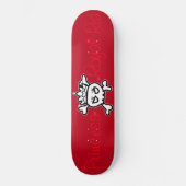Princess Tiara op Royal Red Persoonlijk Skateboard (Voorkant)