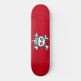 Princess Tiara op Royal Red Persoonlijk Skateboard