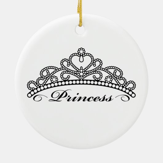 Princess Tiara Ornament (Achterkant)