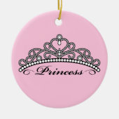 Princess Tiara Ornament (roze achtergrond) (Voorkant)