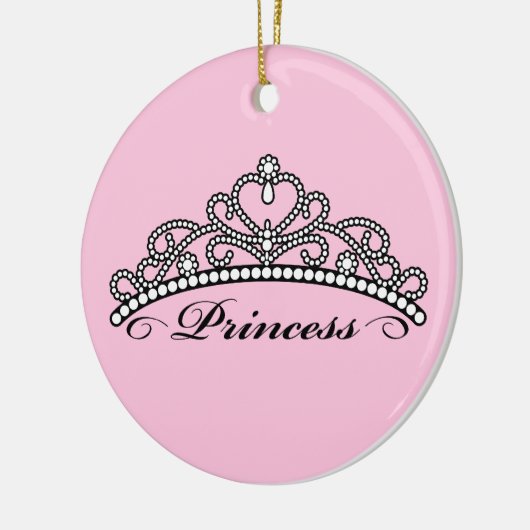 Princess Tiara Ornament (roze achtergrond) (Links)