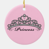Princess Tiara Ornament (roze achtergrond) (Achterkant)