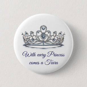 Princess Tiara Ronde Button 5,7 Cm