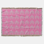 Princess Tiara Throw Blanket Deken (Voorkant)