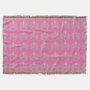Princess Tiara Throw Blanket Deken