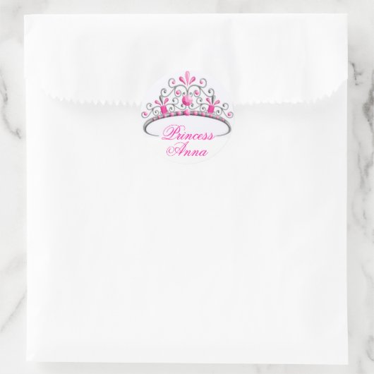 Princess Tiara Verjaardag Stickers (Tas)