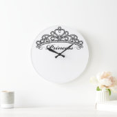 Princess Tiara Wall Clock Grote Klok (Huis)