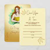 Princess To Queen Bruidsmeisjesfeest RSVP Kaartje (Voorkant / Achterkant)