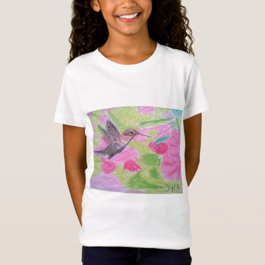 Princess Toytastic Hummingbird Girls' T-Shirt (Voorkant)
