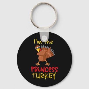 Princess Turkey Matching Family Group Thanksgiving Sleutelhanger