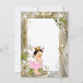 Princess Tutu Baby shower Dank u Bedankkaart (Achterkant)