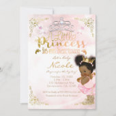 Princess Tutu & Gold Crown Etnische Baby Meisje Do Kaart (Voorkant)