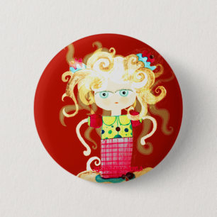Princess tutu houdt van griezelig koninkrijk van g ronde button 5,7 cm