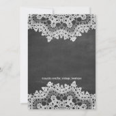 Princess Tutu Krijtbord Baby Meisje Douche Kaart (Achterkant)