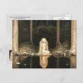 Princess Tuvstarr kijkt naar haar reflectie Briefkaart (Voorkant / Achterkant)