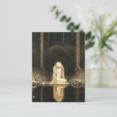 Princess Tuvstarr kijkt naar haar reflectie Briefkaart (Staand voorkant)