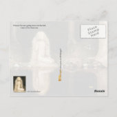 Princess Tuvstarr kijkt naar haar reflectie Briefkaart (Achterkant)