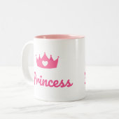 Princess Tweekleurige Koffiemok (Voorkant links)