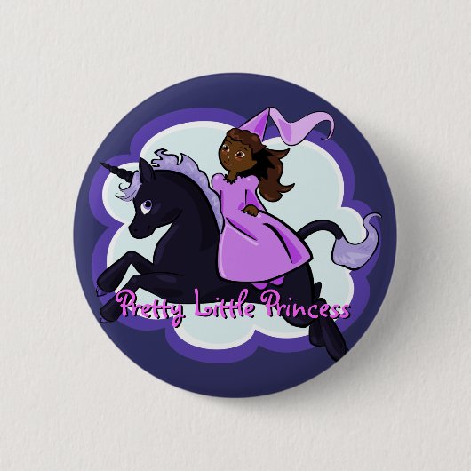 Princess & Unicorn Button (Voorkant)