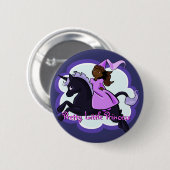 Princess & Unicorn Button (Voorkant /achterkant)